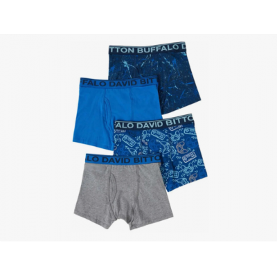 BUFFALO DAVID BITTON 4 CALZONCILLOS PARA NIÑOS